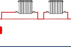 Схема системы отопления "ленинградец"