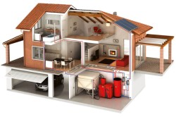 Схема отопления дома с твердотопливным котлом